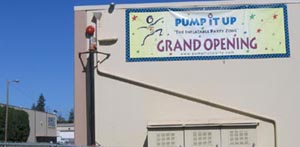 Pump It Up Grand Opening, new to area